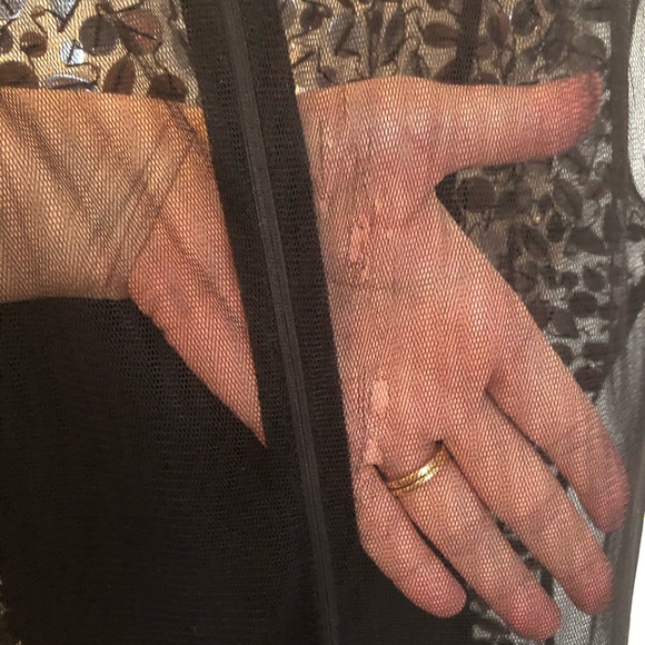 Caribbean queen Black gown with rhinestones - Picture 3 of 4